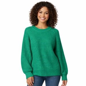 Sonoma Goods For Life Cozy Heritage Crewneck Sweater – Royal Emerald Green – 2X
